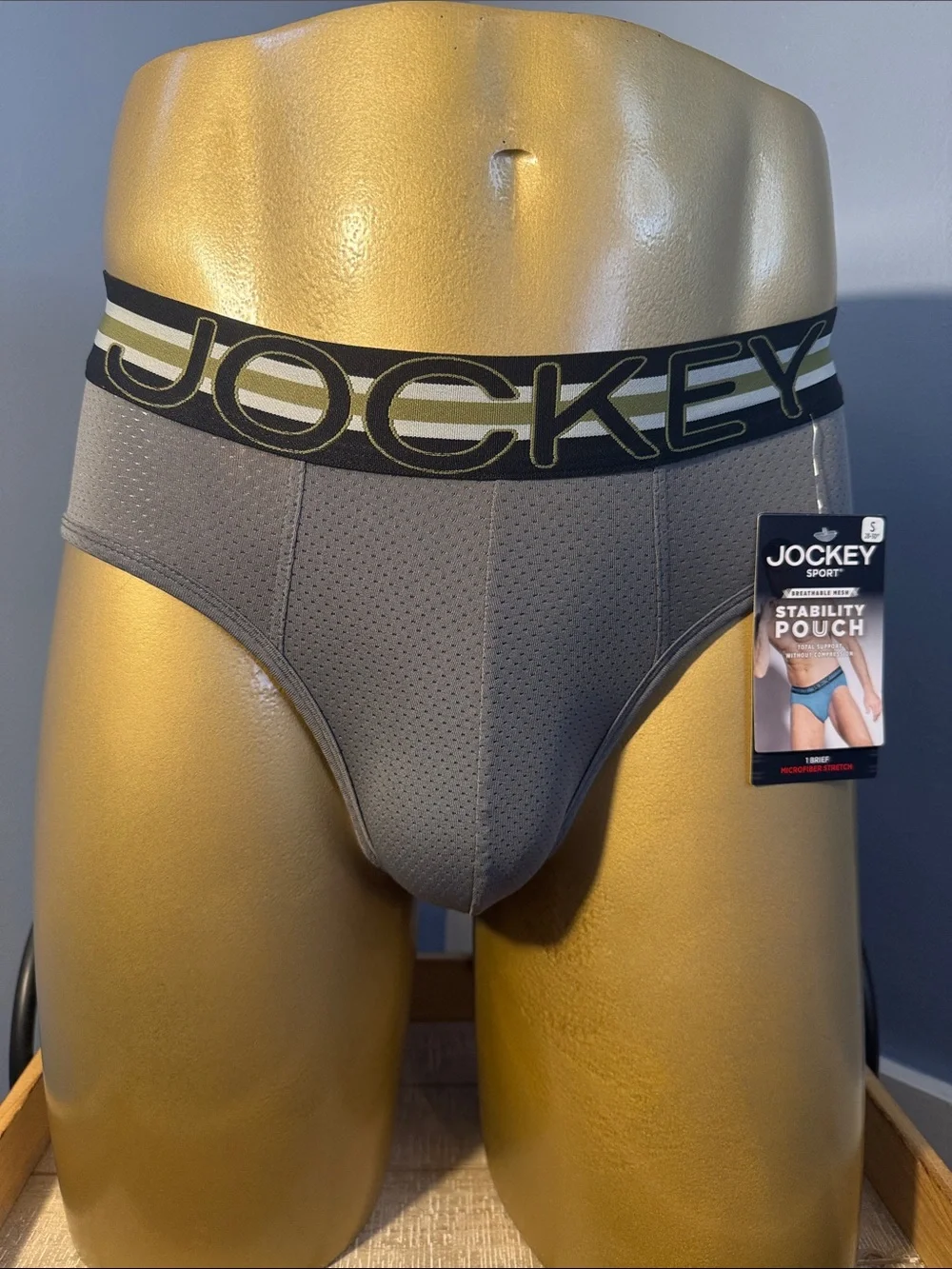 Jockey Sport Briefs NWT Small